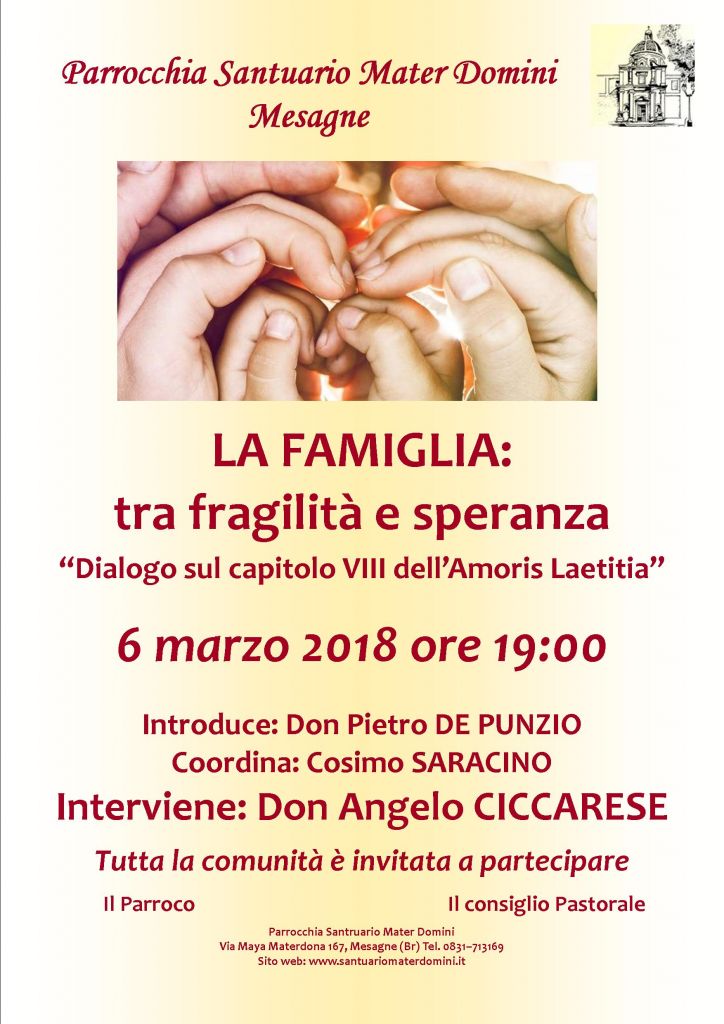 Locandina iniziativa famiglia 6 marzo 2018