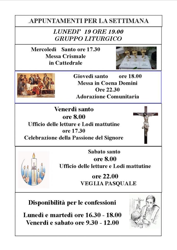 MATERDOMINI NEWS 25 marzo 201811