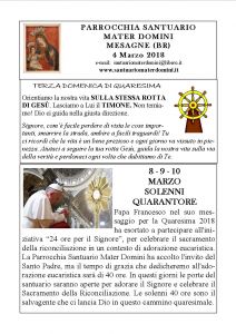 MATERDOMINI NEWS 4 marzo 2018 pag. 1
